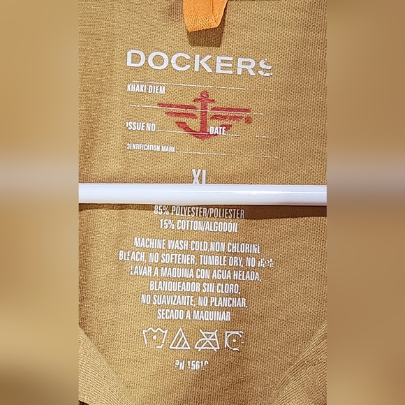 Dockers Men's Polo Shirts Size XL - Tan And Gray - Picture 2 of 6